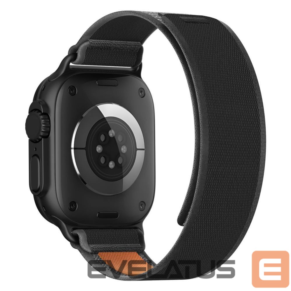 Other goods Tech-Protect Tech-Protect Nylon Elite Strap for Apple Watch 44 / 45 / 46 / 49 mm - Black & Orange