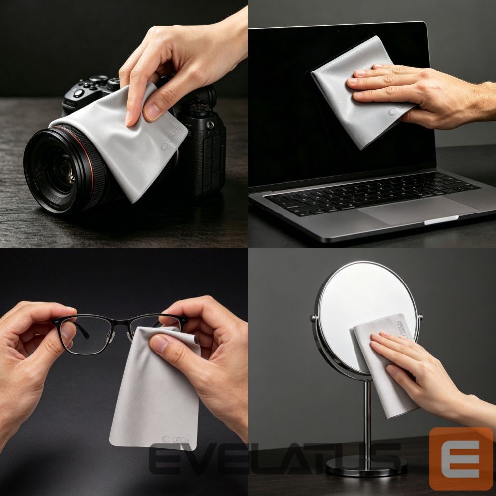 Other goods Tech-Protect Tech-Protect Polishing Cloth Microfiber Screen Cloth for Laptop 13-14" - Gray