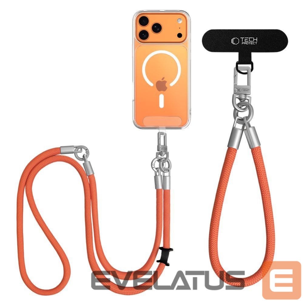 Other goods Tech-Protect Tech-Protect C10S Rope Phone Lanyard - Orange