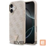 Back panel cover Guess  Guess 4G Triangle Logo MagSafe Case for iPhone 17 - Rose Gold 