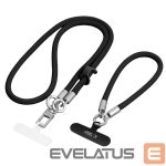 Other goods Tech-Protect  Tech-Protect C10S Rope Phone Lanyard - Black and Titanium 