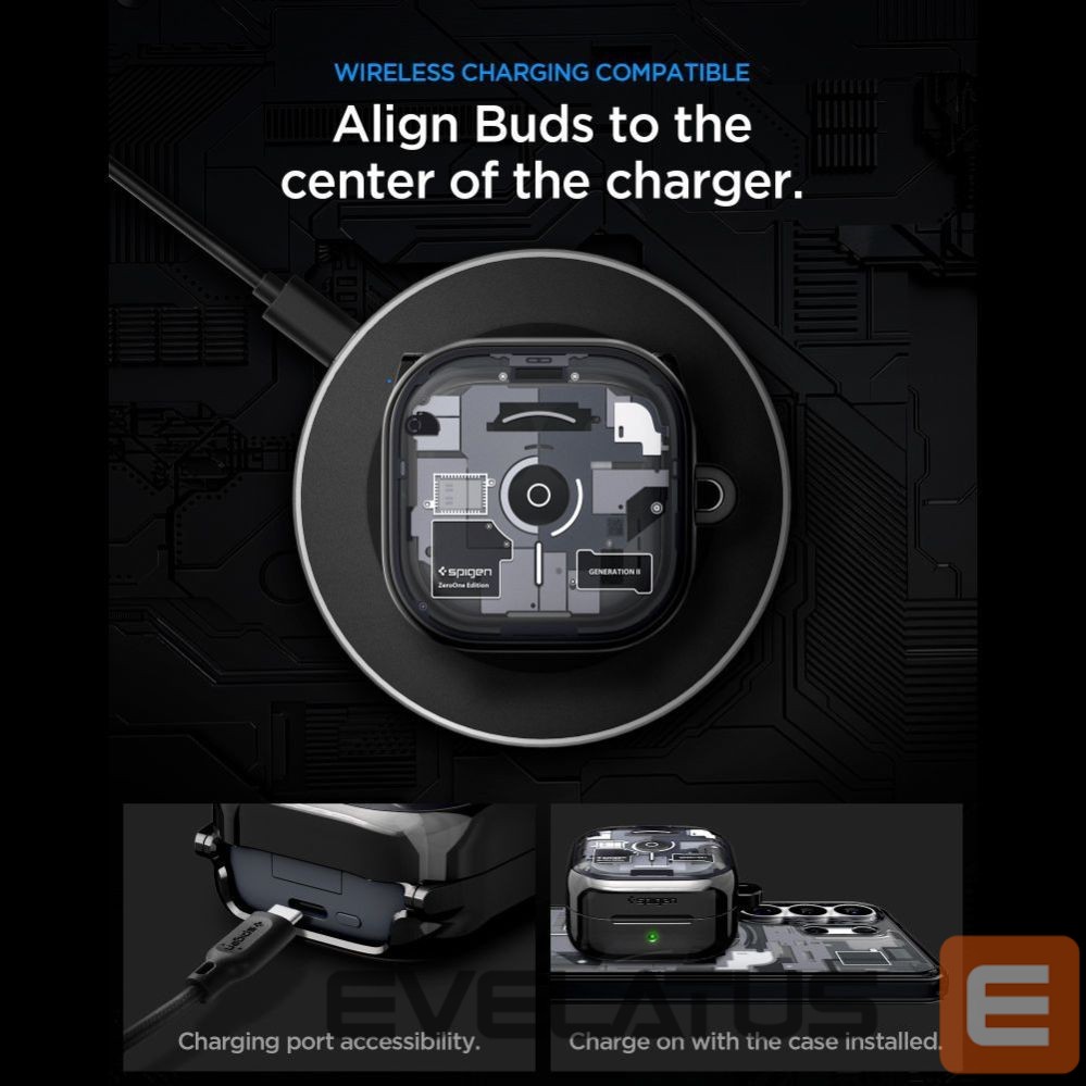 Other goods Spigen Spigen Ultra Hybrid Zero One Case for Samsung Galaxy Buds 4 / 4 Pro - Black