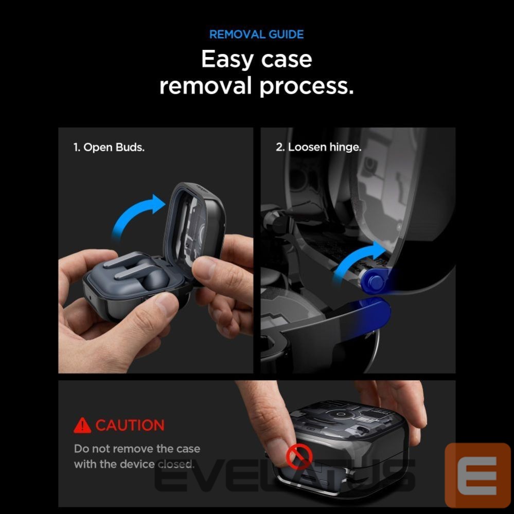 Other goods Spigen Spigen Ultra Hybrid Zero One Case for Samsung Galaxy Buds 4 / 4 Pro - Black