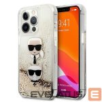 Other goods Karl Lagerfeld  Karl Lagerfeld Liquid Glitter Karl&Choupette Head Case for iPhone 13 Pro Max 6.7" - Gold 