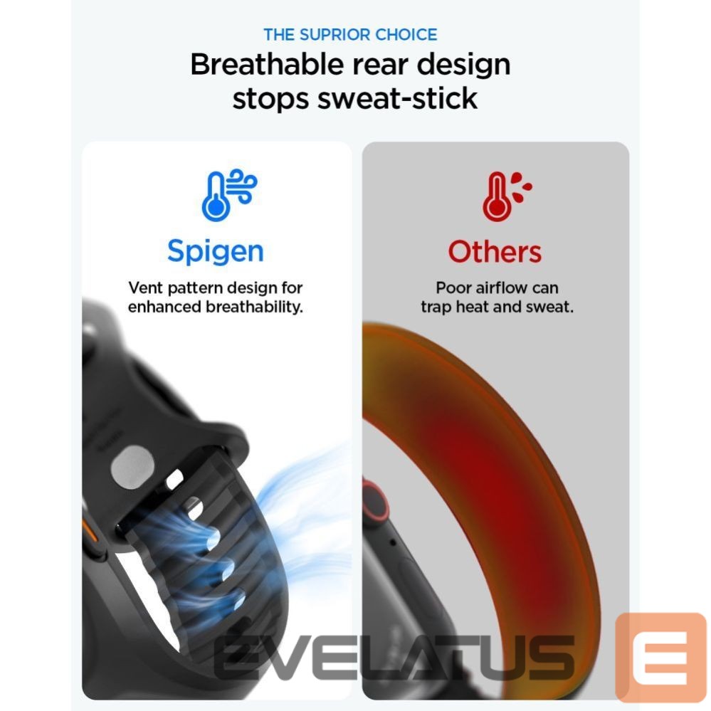 Other goods Spigen Spigen Liquid Air Pro Strap for Apple Watch Ultra 49mm - Black