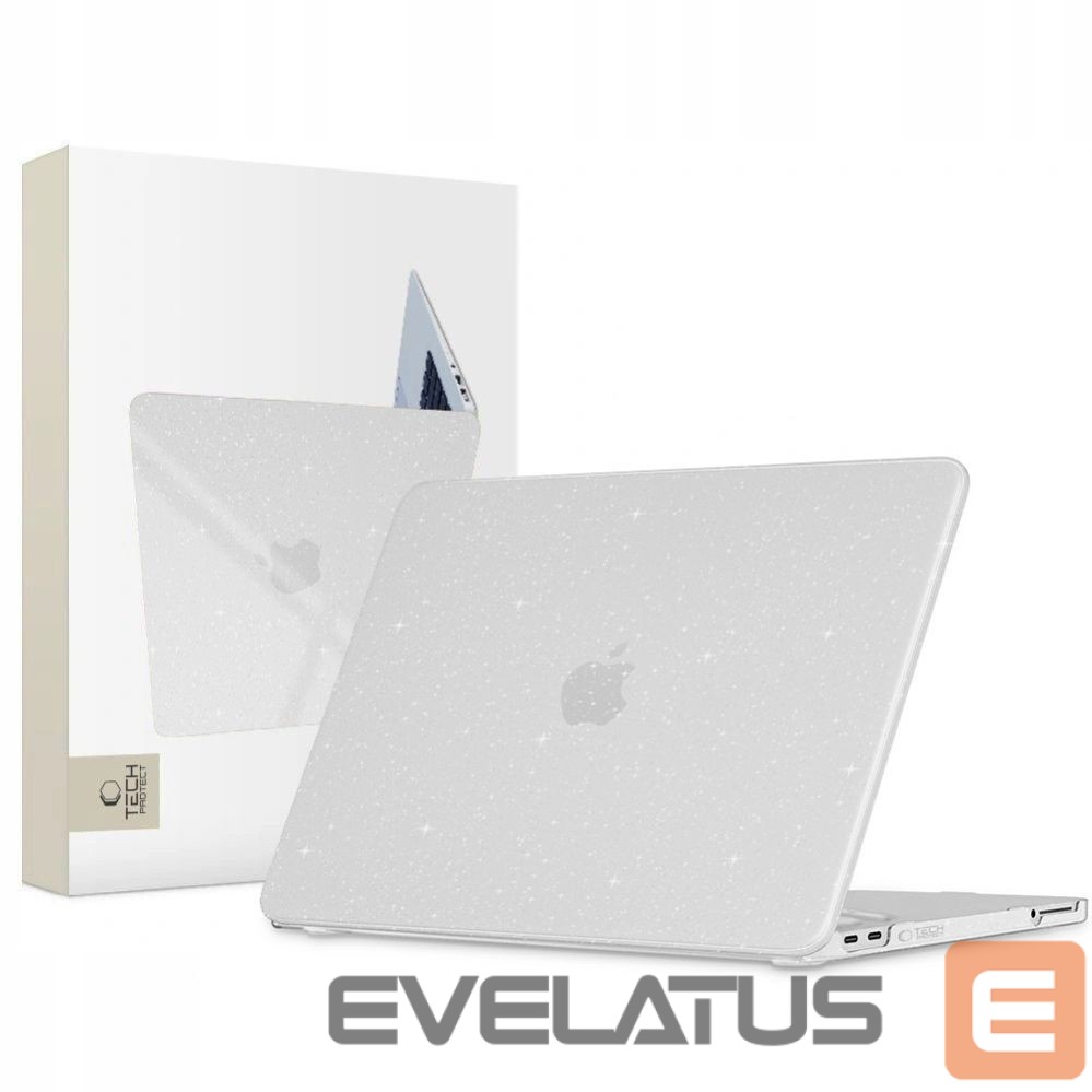 Other goods Tech-Protect Tech-Protect SmartShell Case for MacBook Neo 13" 2026 - Clear-Glitter
