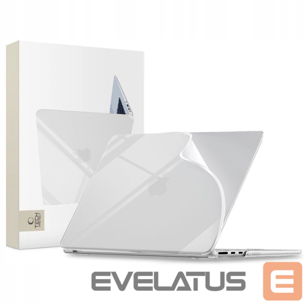 Other goods Tech-Protect Tech-Protect Softshell Case for MacBook Air 13" 2023 / 2024 / 2025 / 2026 - Transparent