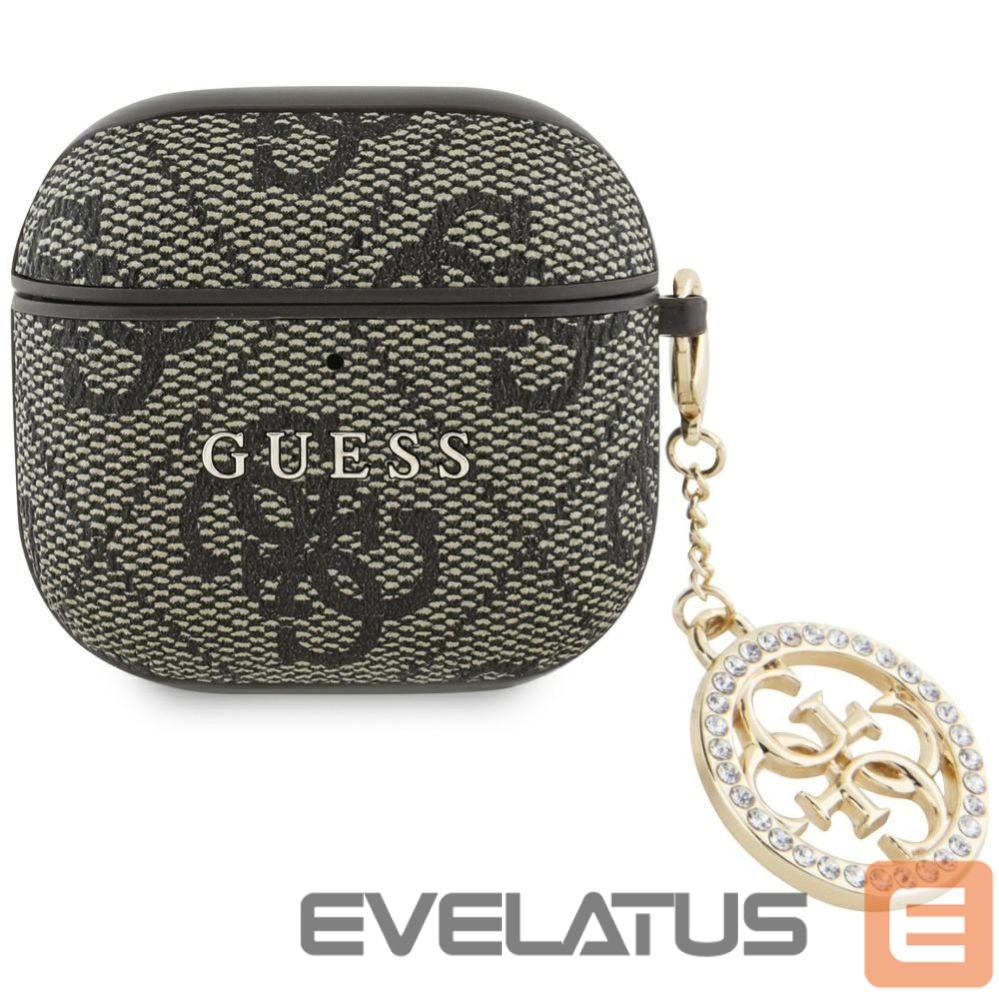 Other goods Guess Guess 4G Strass Charm Case for AirPods 4 - Brown