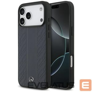 Other goods Mercedes-Benz  Mercedes Leather Laurel Leaves Stripes MagSafe Case for iPhone 17 Pro Max - Blue 