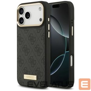 Other goods Guess  Guess 4G Logo Plate MagSafe Case for iPhone 17 Pro Max - Black 