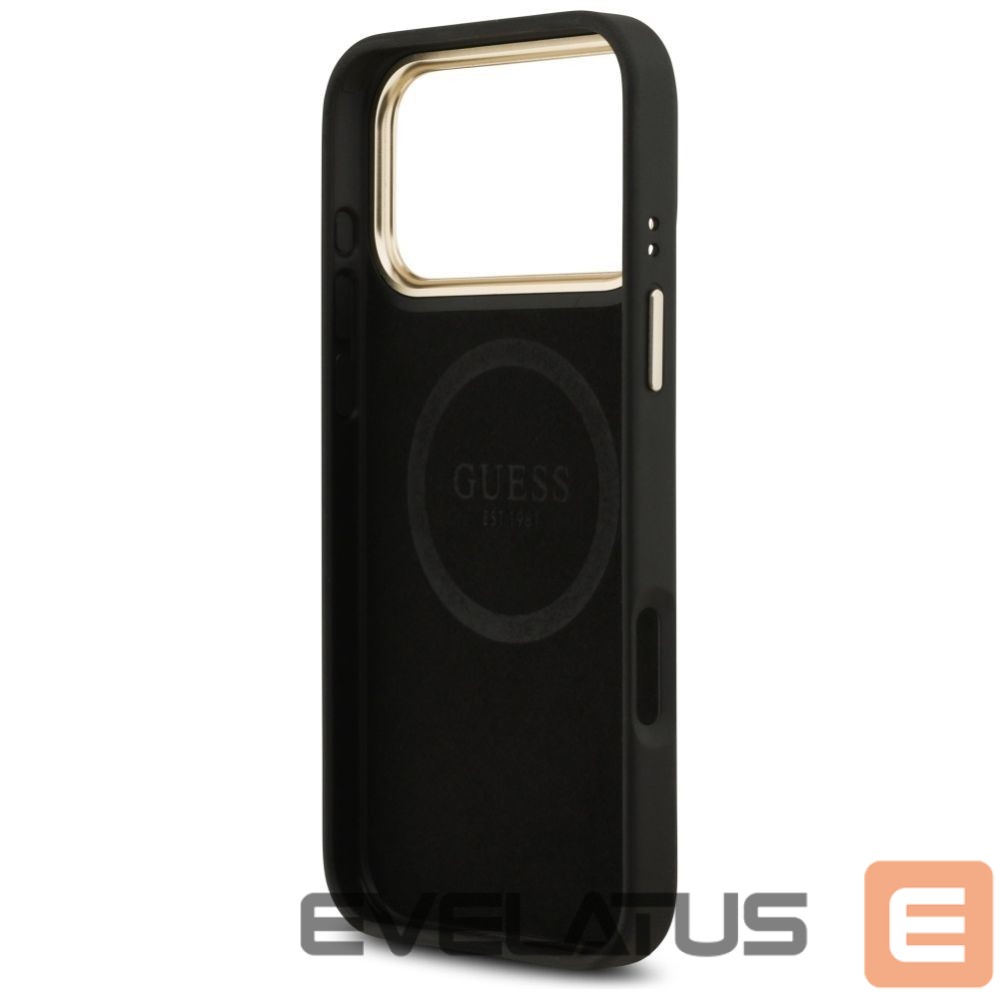 Other goods Guess Guess 4G Logo Plate MagSafe Case for iPhone 17 Pro Max - Black