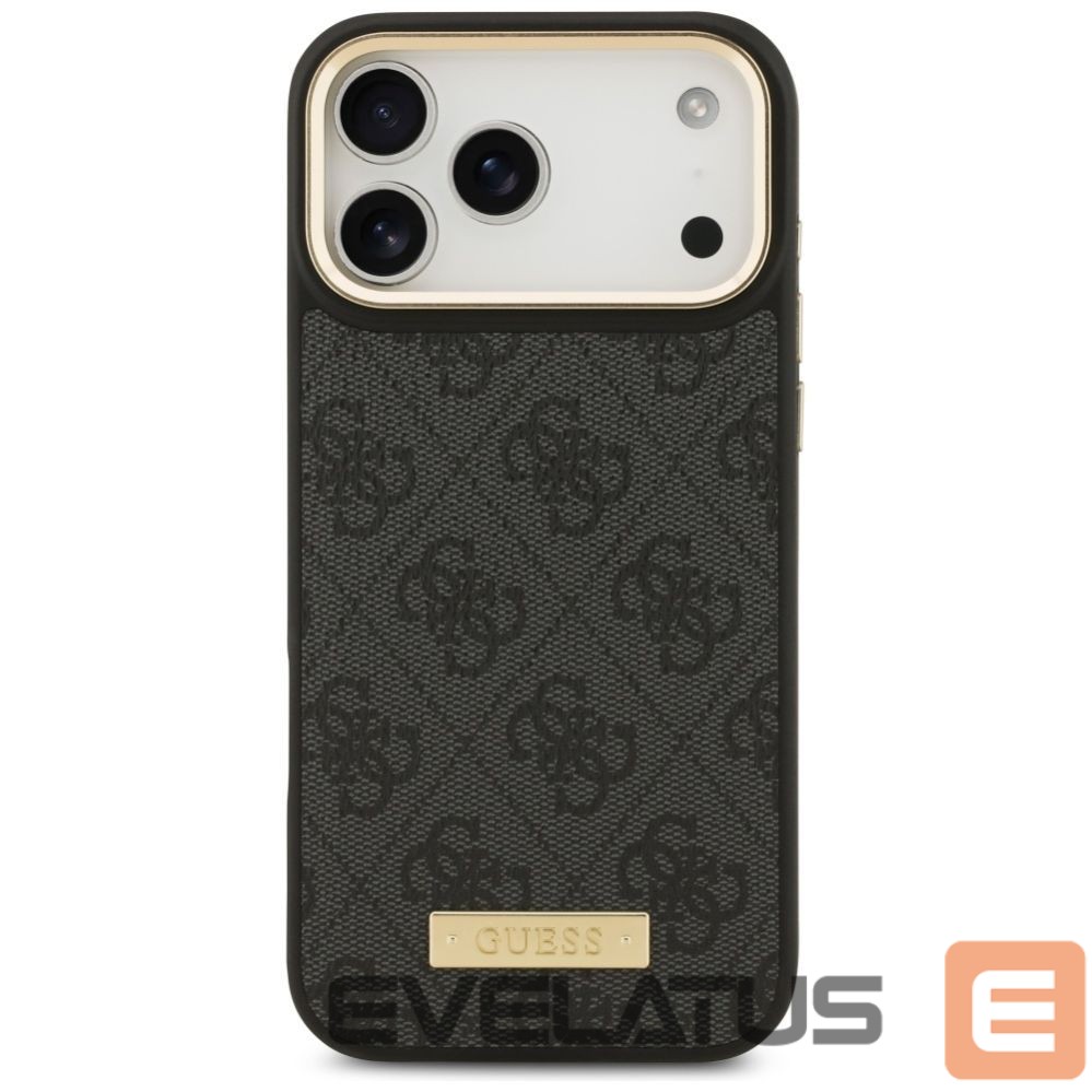 Other goods Guess Guess 4G Logo Plate MagSafe Case for iPhone 17 Pro Max - Black