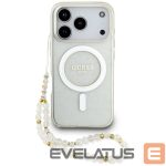 Other goods Guess  Guess IML Glitter Pearl Strap MagSafe Case for iPhone 17 Pro - Transparent 