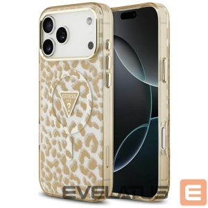 Other goods Guess  Guess Leopard Glitter MagSafe Case for iPhone 17 Pro Max - Brown 