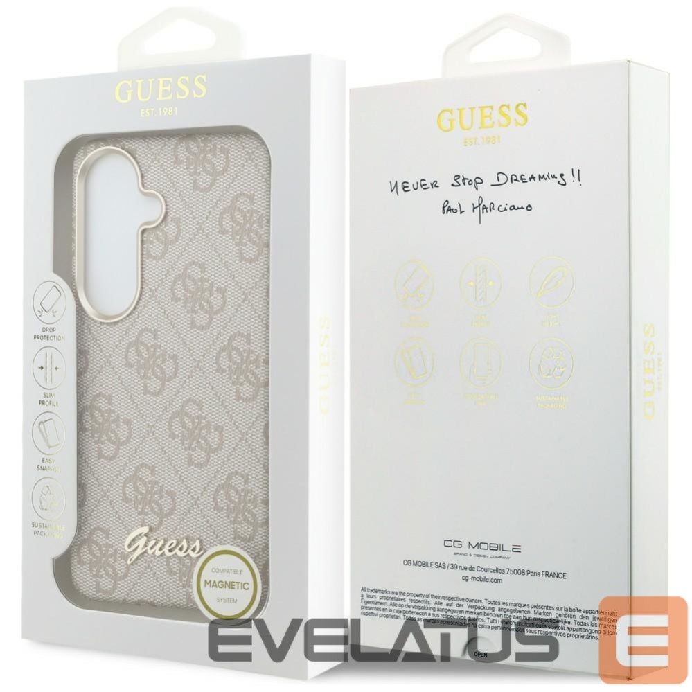 Other goods Guess Reinforced full-screen tempered glass 3mk HardGlass Max Black for Samsung Galaxy S24+