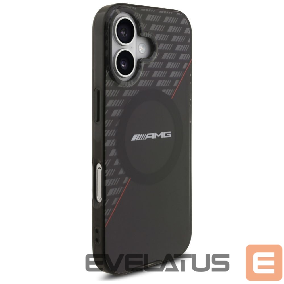 Other goods Mercedes-Benz AMG Double Layer Transparent Rhombs MagSafe Case for iPhone 17 - Black and Red
