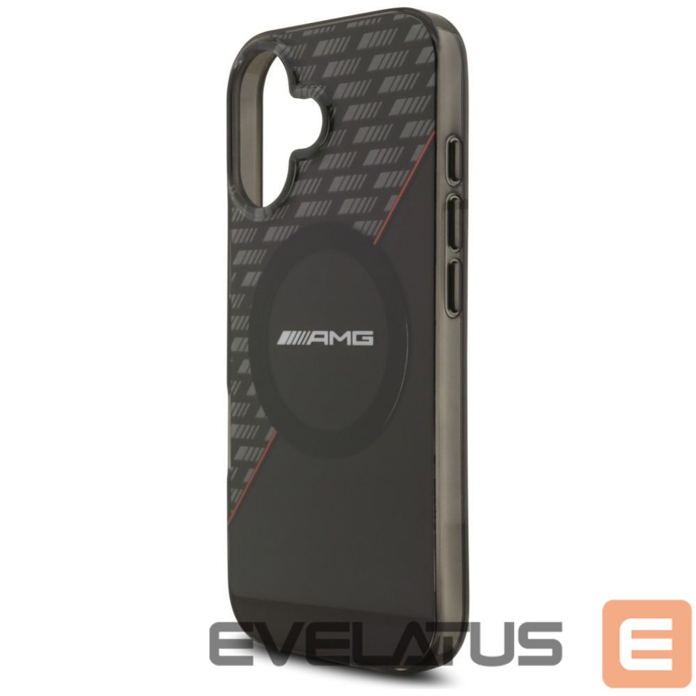 Other goods Mercedes-Benz AMG Double Layer Transparent Rhombs MagSafe Case for iPhone 17 - Black and Red