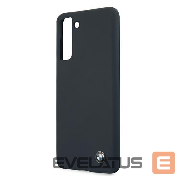 Back panel cover BMW Etui BMW BMHCS21SSILNA S21 G991 granatowy/navy hardcase Silicone Signature
