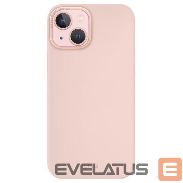 Back panel cover UNIQ Uniq Lino Hue Magclick Charging case for iPhone 15 - pink
