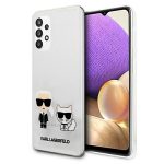 Back panel cover Karl Lagerfeld  Karl Lagerfeld KLHCA32CKTR A326 A32 5G hardcase Transparent Karl & Choupette 