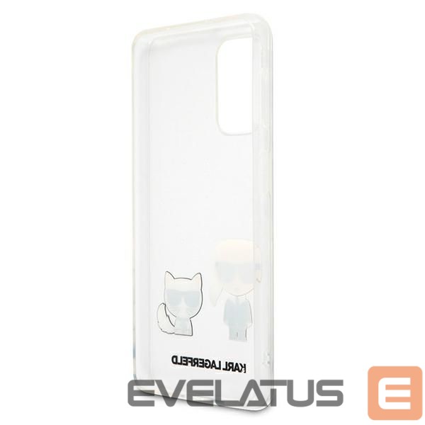 Back panel cover Karl Lagerfeld Karl Lagerfeld KLHCA32CKTR A326 A32 5G hardcase Transparent Karl & Choupette