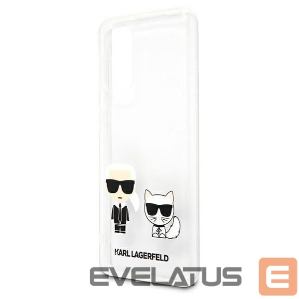 Back panel cover Karl Lagerfeld Karl Lagerfeld KLHCA32CKTR A326 A32 5G hardcase Transparent Karl & Choupette