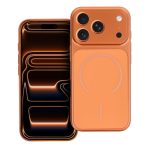 Back panel cover OEM - Case for iPhone 17 AIR Make 17 compatible with MagSafe orange 