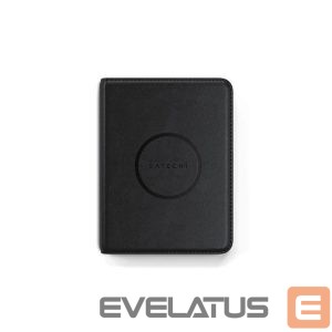 Other Computer Accessory Satechi  Locator compatible with Apple Find My Satechi FindAll Passport Cover shape Vegan Leather ST-VPCK black 