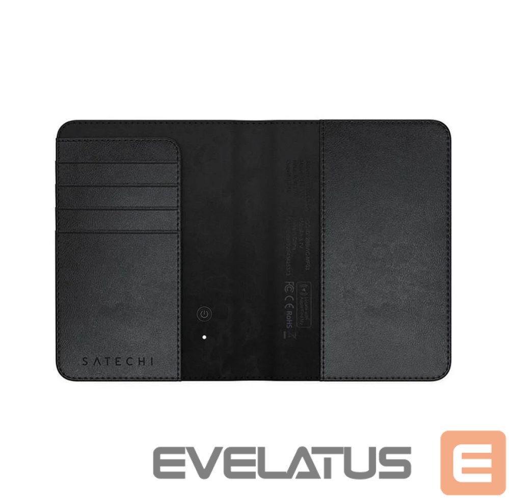 Other Computer Accessory Satechi Locator compatible with Apple Find My Satechi FindAll Passport Cover shape Vegan Leather ST-VPCK black