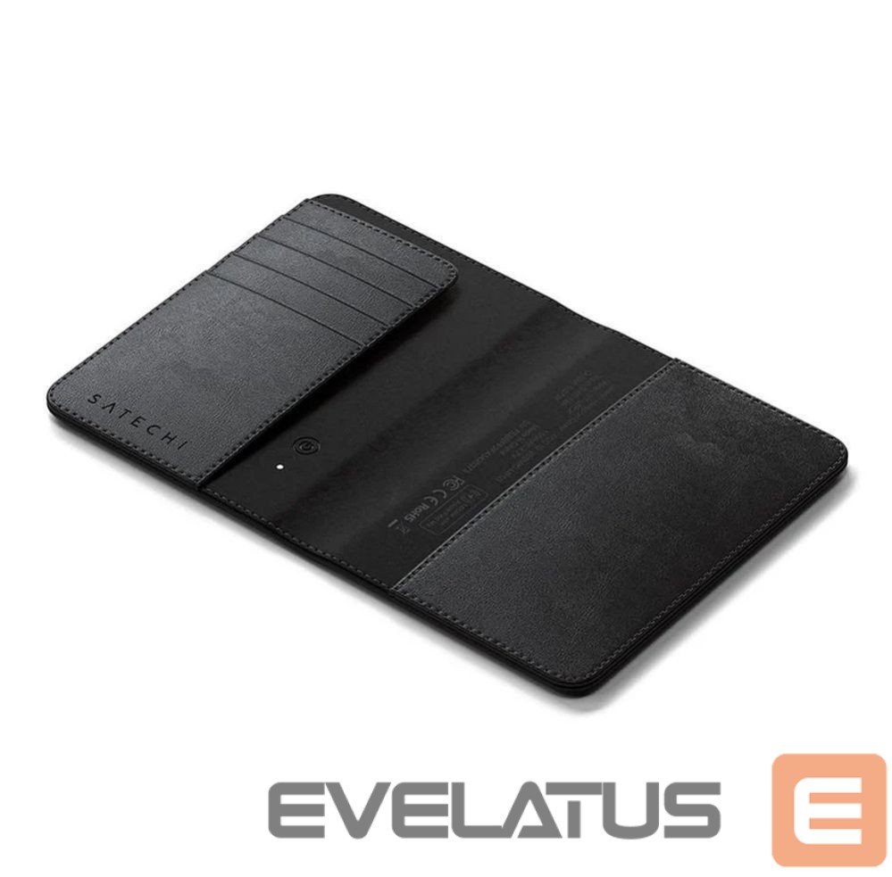 Other Computer Accessory Satechi Locator compatible with Apple Find My Satechi FindAll Passport Cover shape Vegan Leather ST-VPCK black