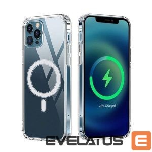 Back panel cover iLike - Anti Shock 1,5 mm Mag case for Samsung Galaxy A17 4G / A17 5G transparent big hole 