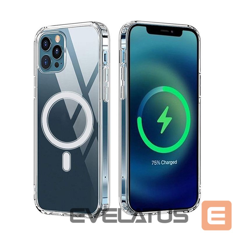 Back panel cover iLike - Anti Shock 1,5 mm Mag case for Samsung Galaxy A17 4G / A17 5G transparent big hole