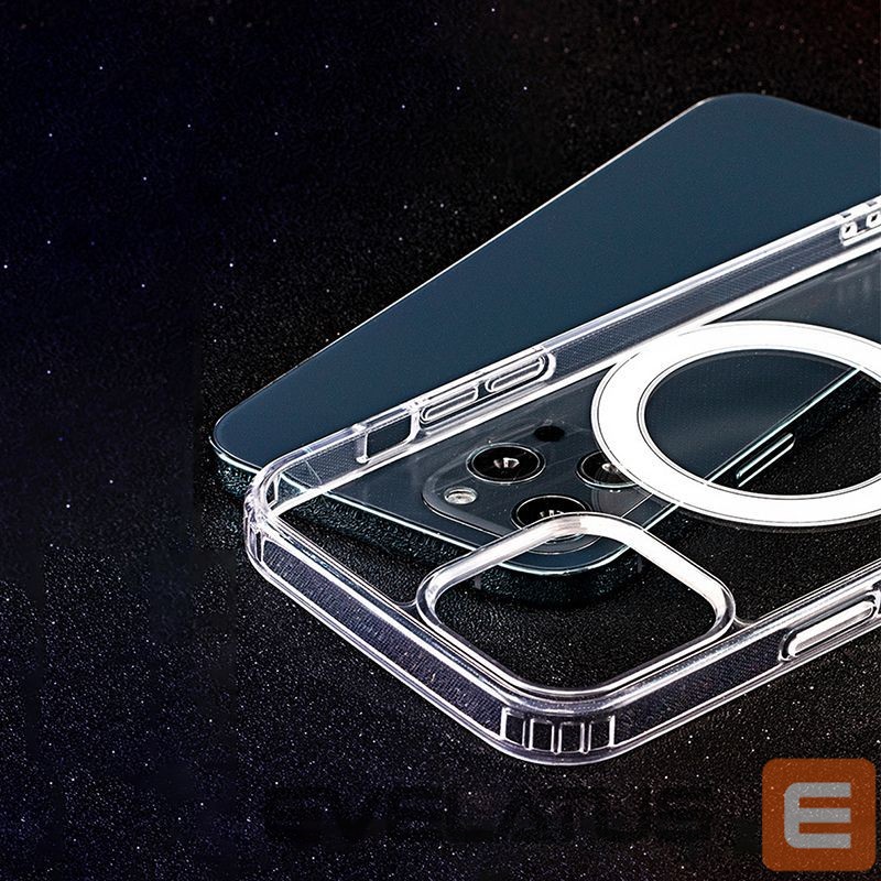 Back panel cover iLike - Anti Shock 1,5 mm Mag case for Samsung Galaxy A17 4G / A17 5G transparent big hole