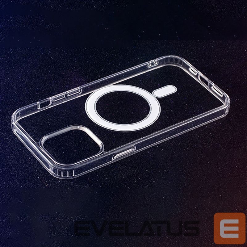 Back panel cover iLike - Anti Shock 1,5 mm Mag case for Samsung Galaxy A17 4G / A17 5G transparent big hole