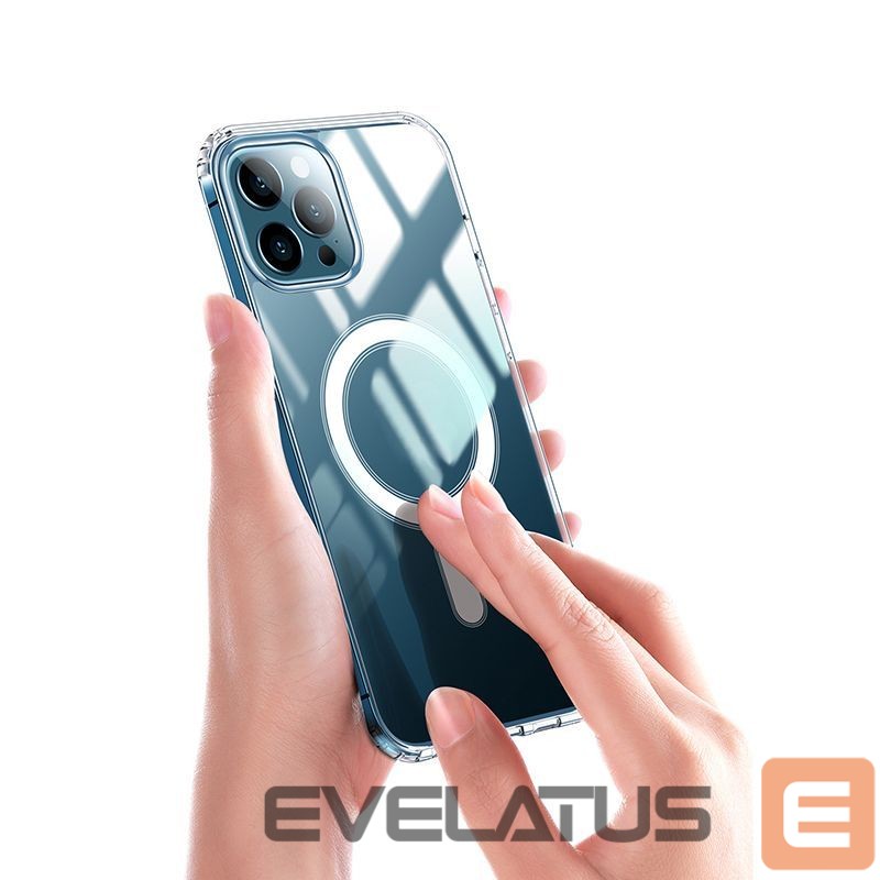 Back panel cover iLike - Anti Shock 1,5 mm Mag case for Samsung Galaxy A17 4G / A17 5G transparent big hole