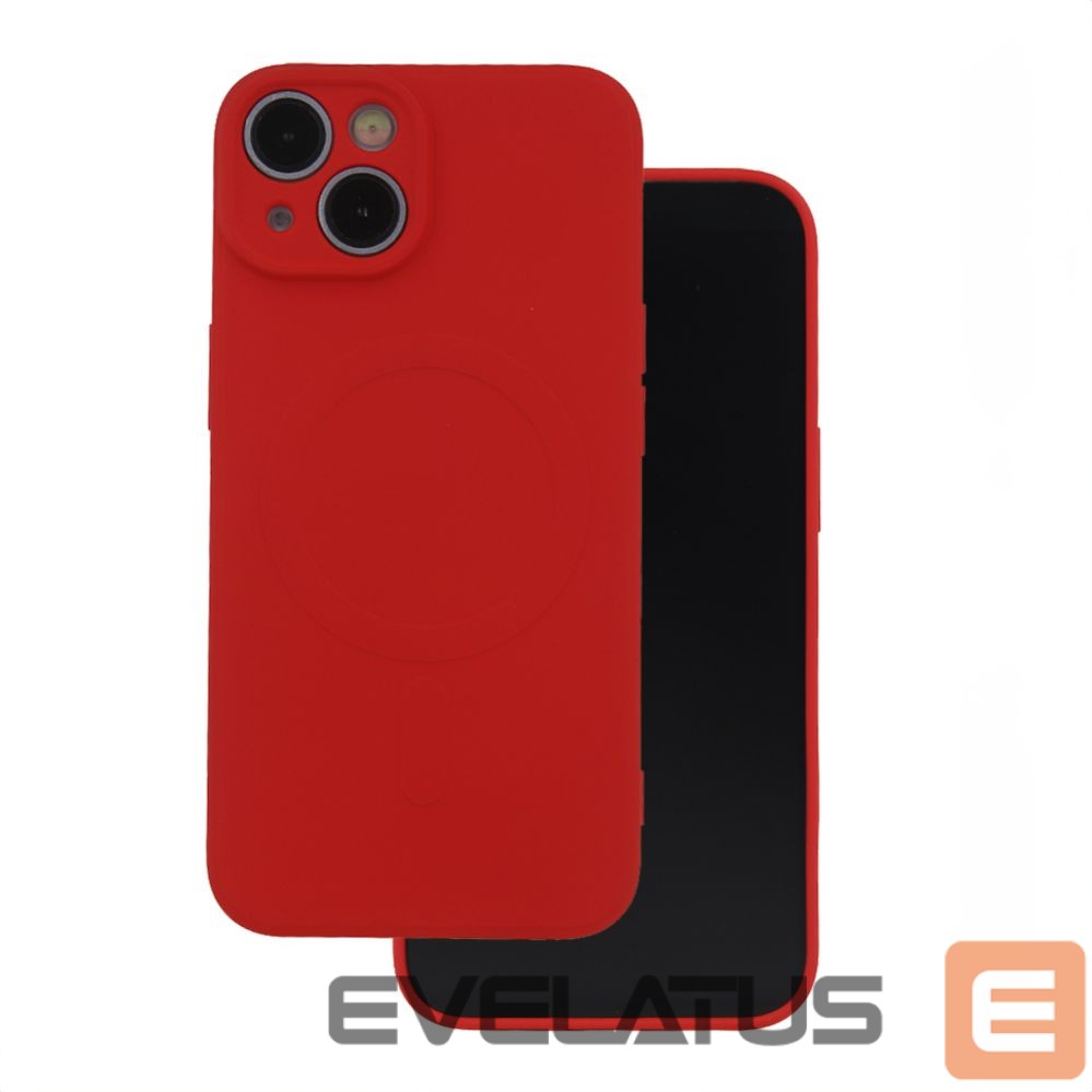 Back panel cover iLike Simple Color Mag case for Samsung Galaxy A57 5G red