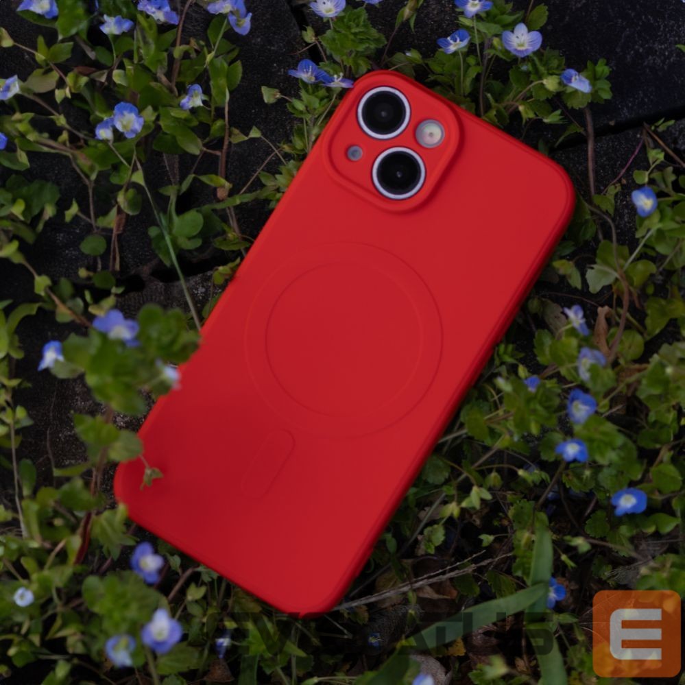 Back panel cover iLike Simple Color Mag case for Samsung Galaxy A57 5G red