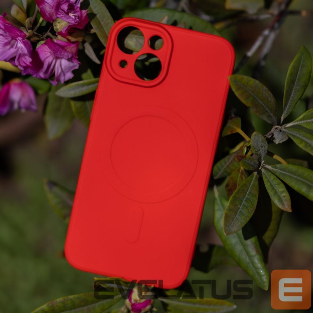Back panel cover iLike Simple Color Mag case for Samsung Galaxy A57 5G red