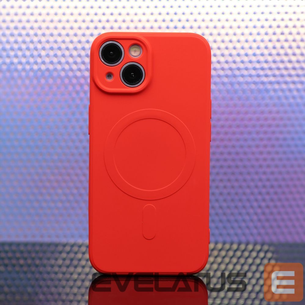 Back panel cover iLike Simple Color Mag case for Samsung Galaxy A57 5G red