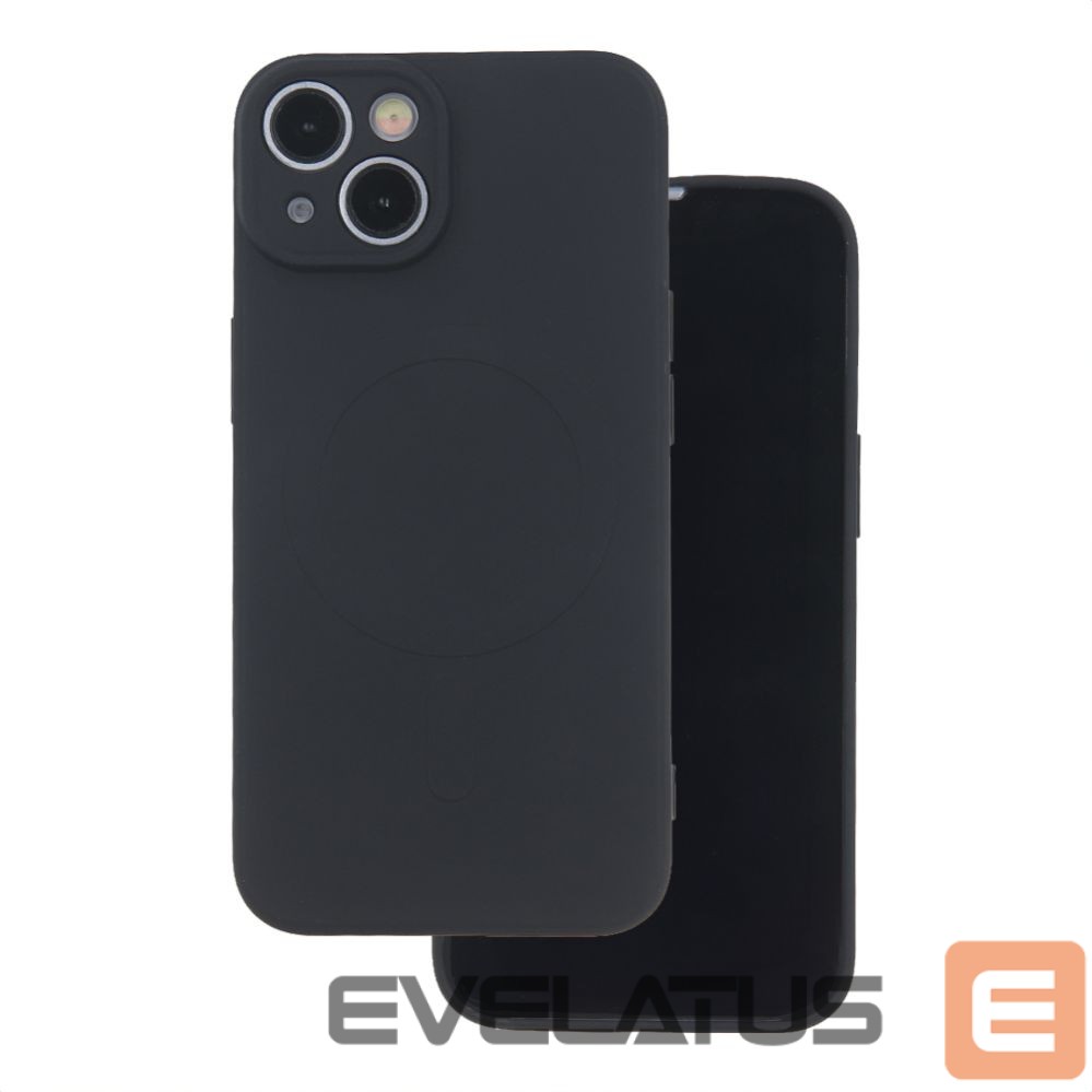 Back panel cover iLike - Simple Color Mag case for Samsung Galaxy A37 5G black