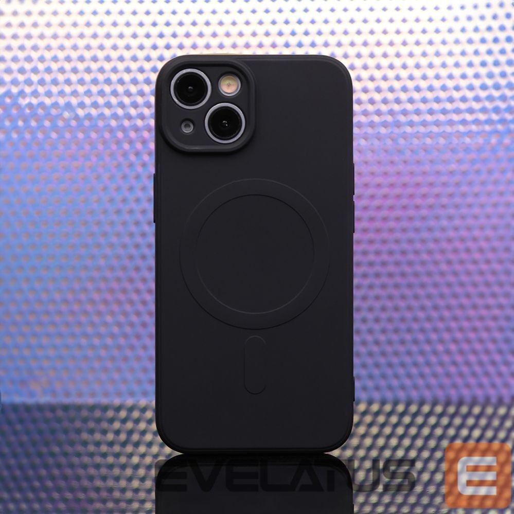 Back panel cover iLike - Simple Color Mag case for Samsung Galaxy A37 5G black
