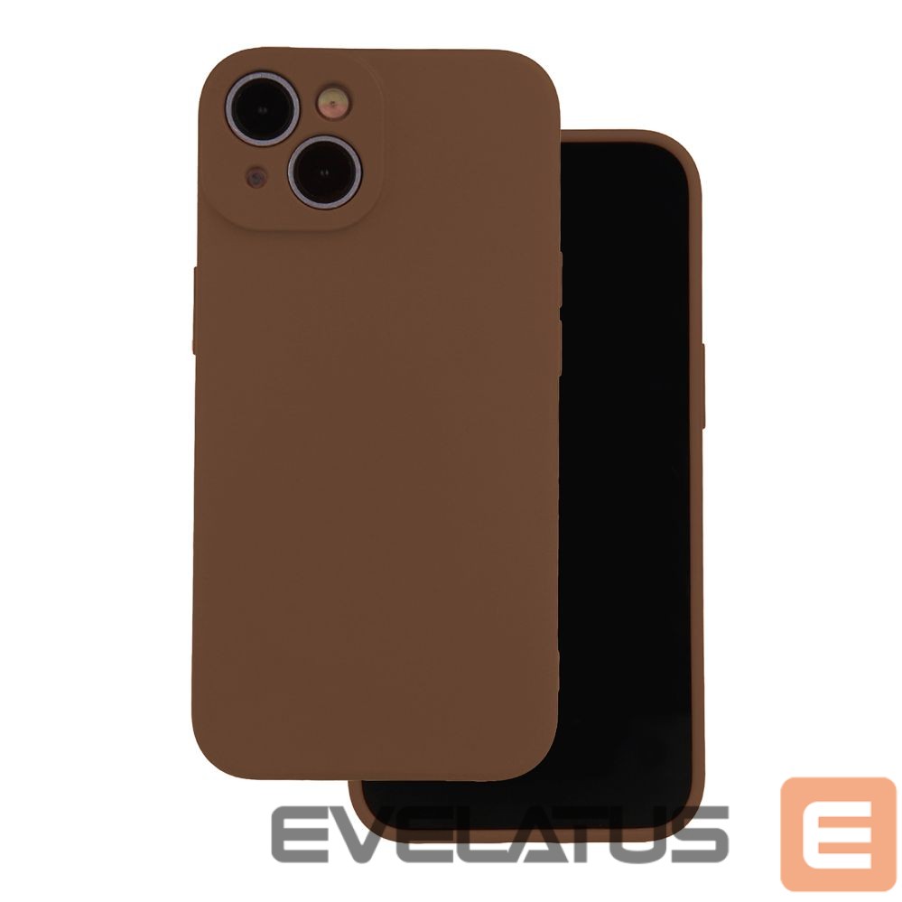Back panel cover iLike Silicon case for Samsung Galaxy A37 5G brown