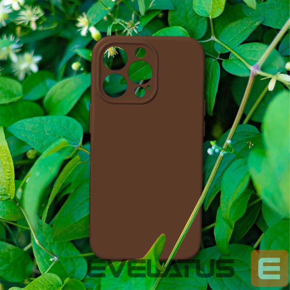 Back panel cover iLike Silicon case for Samsung Galaxy A37 5G brown
