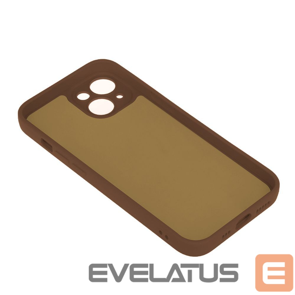 Back panel cover iLike Silicon case for Samsung Galaxy A37 5G brown