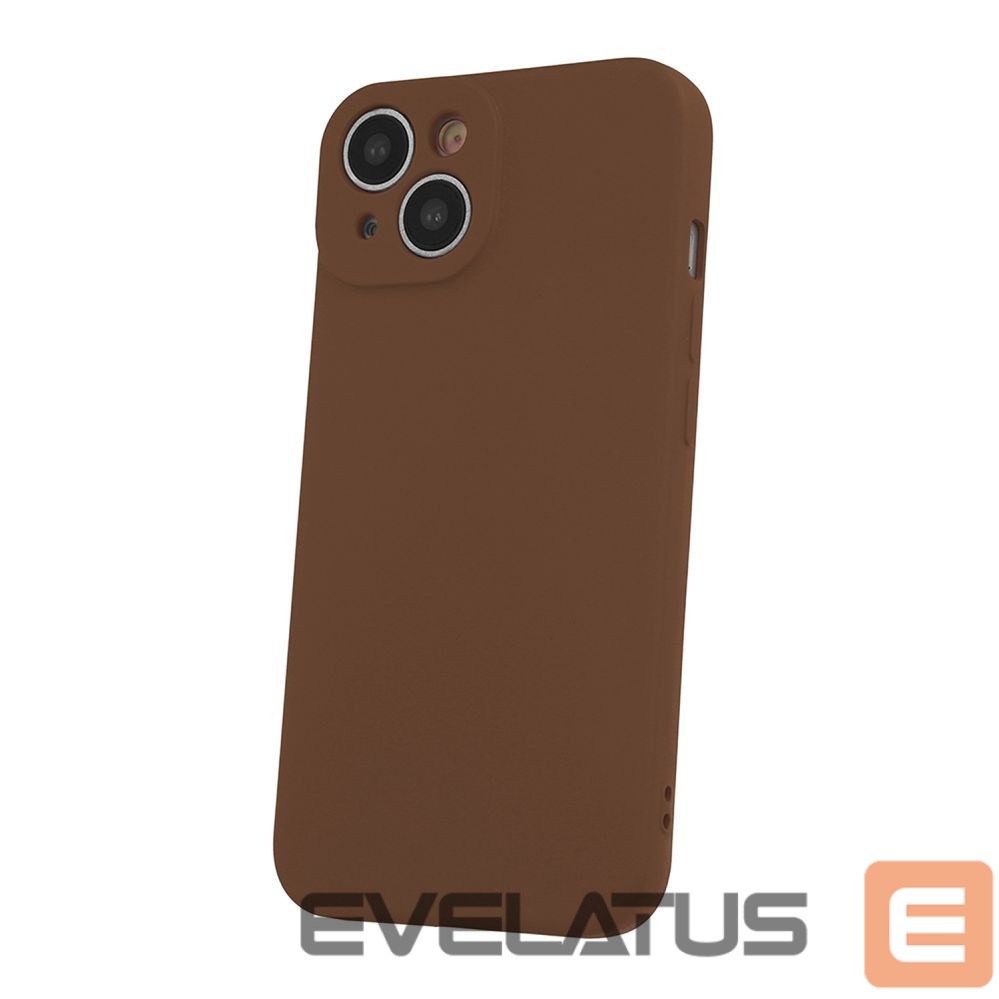 Back panel cover iLike Silicon case for Samsung Galaxy A37 5G brown