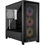 Computer case Corsair  PC Case | Frame 4000D RS ARGB Modular | Black | Mid-Tower | Power supply included No 