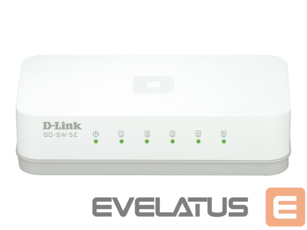 Server - Other Accessories D-link | 5-Port Fast Ethernet Easy Desktop Switch | GO-SW-5E/E