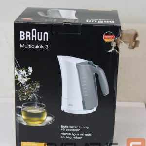 Teapot Braun  SALE OUT.  Kettle | WK 300 | Standard | 2200 W | 1.7 L | Plastic | 360° rotational base | White | DAMAGED PACKAGING 