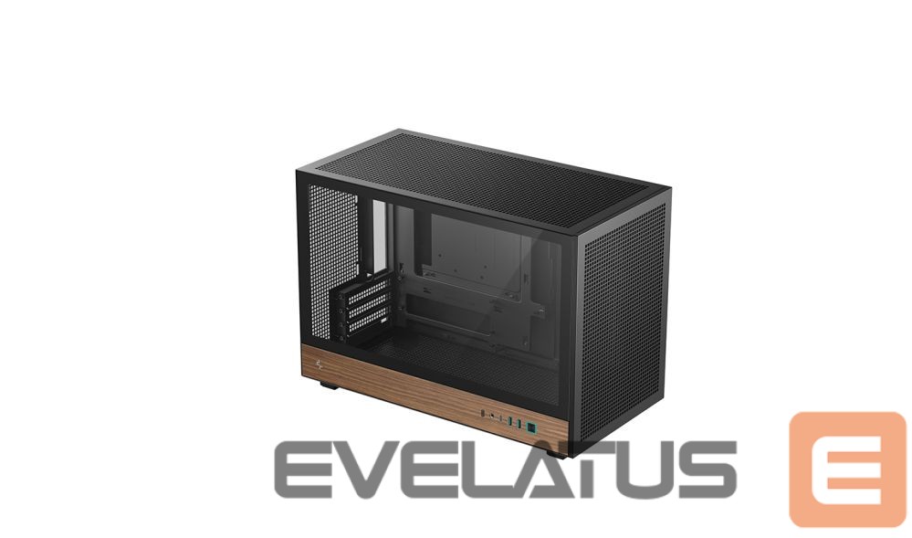Computer case Deepcool Case | CH260 Wood | Black | Micro Tower