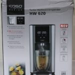 Teapot Caso  SALE OUT.  Turbo hot water dispenser | HW 620 | Water Dispenser | 2600 W | 2.5 L | Plastic/Stainless Steel | Black/Stainless Steel | DAMAGED  PACKAGING 